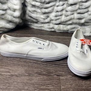 Women's White Vans Size 9